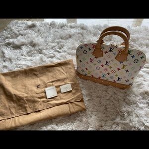 Limited Edition Louis Vuitton Multicolor Alma from Takashi Murakami collection